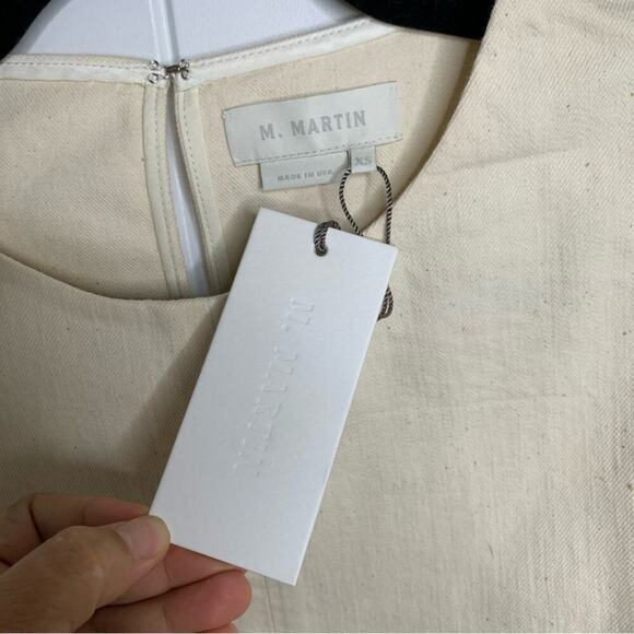 M martin gauzy cream minimalist‎ lagenlook top size XS - Picture 3 of 7